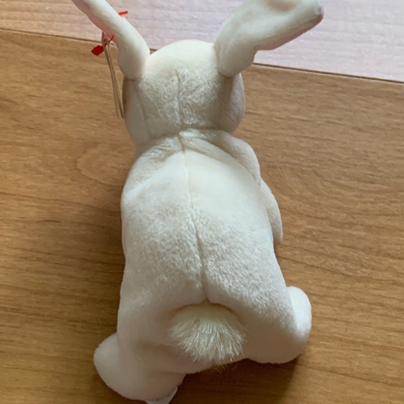 TY Beanie Baby - NIBBLER the Rabbit (6 inch) with tag - Picture 4 of 10